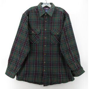 VGT Five Brother Shirt XL Tall Flannel Plaid Button Up Heritage Heavy*